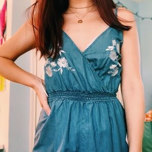 Light denim romper🦋🐚